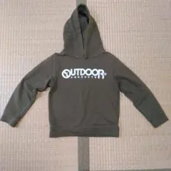 OUTDOOR PRODUCTS パーカー キッズ140cm カーキ色