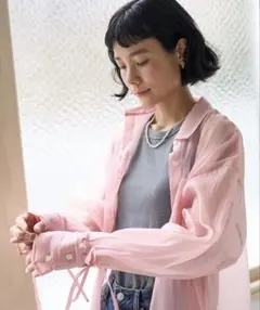 シアーシャツ 長袖