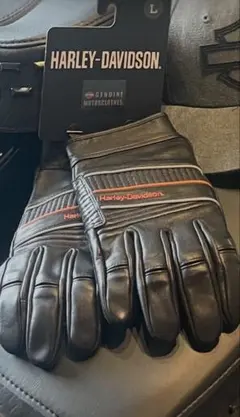 Harley-Davidson レザー バイクグローブ L
