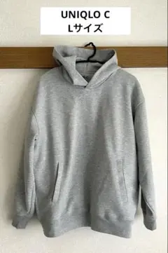 ひろ様専用　UNIQLO C スウェットオーバーサイズプルパーカー　Lサイズ