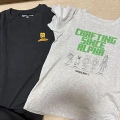 UNIQLO Minecraft Tシャツ 130サイズ 2枚セット