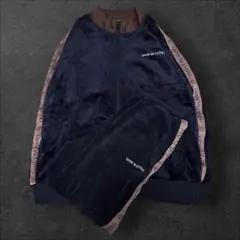 GIANNI VALENTINO テープロゴ ベロア トラック セットアップのサムネイル
