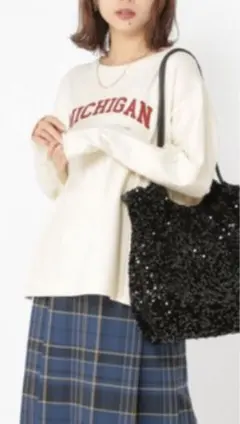 studio CLIP MICHIGAN プリントトレーナー