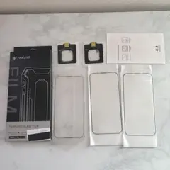 iPhone 13 Pro/13 ガラスフィルム 3枚 カメラフィルム2枚