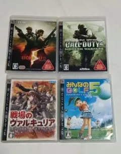 PS3 ソフト 4本セット まとめ売り
