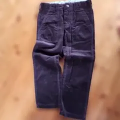 コーデュロイ長ズボン 100cm ダークブラウンのサムネイル