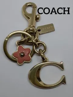 coach コーチ チャーム パッチワーク フラワー シグネチャー ピンク coach コーチ チャーム パッチワーク フラワー シグネチャー ピンク