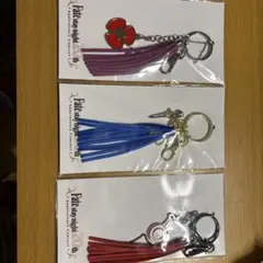 Fatestaynight 20周年記念タッセルチャーム (セイバー、凛、桜)