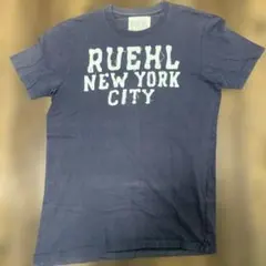 RUEHL No.925 ロゴ アップリケ 半袖Tシャツ ネイビーSサイズのサムネイル