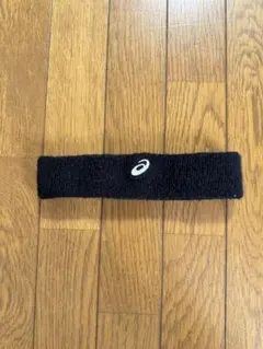 asics アシックス ヘアバンド ブラックのサムネイル