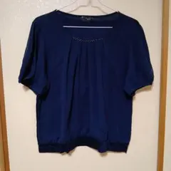 ru ネイビー 半袖トップスのサムネイル