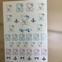 ハローキティ　マリンベア　シール　レア　平成レトロ