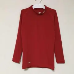 ニューバランス ジュニア サッカー インナー 長袖 レッド 赤 130