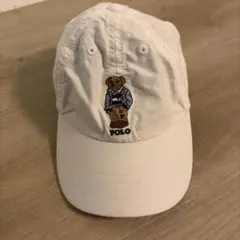 Polo Ralph Lauren 刺繍キャップ ホワイト　12-24M