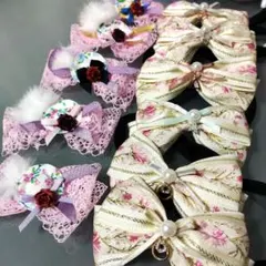 トリミングチョーカー✩︎⡱クリスタルフラワー - メルカリ