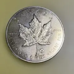 カナダ メイプルリーフ銀貨 1オンス 1996年 - メルカリ