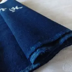 古布　藍染木綿　大風呂敷ハギレ②【№726】