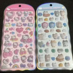 【匿名配送】正規品 クラックス コットンパフィーシール ハローキティ 猫 2枚