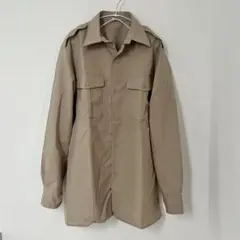 実物 新品 デッドストック フランス軍 80’s オフィサーシャツ