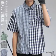完売品＊定価¥11,490＊ANTIQUA GOLF×STCH チェック柄シャツ