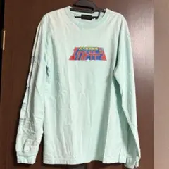 X-LARGE 長袖カットソー ロンT ミントグリーンのサムネイル