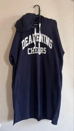 OLIVE des OLIVE フード付きワンピース ネイビー