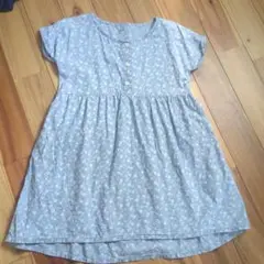 UNIQLO 花柄 半袖ワンピース 120