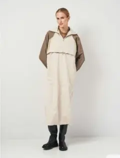 ZARA 2way ロングコート パーカー ショート丈可 ジャケット