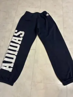 adidas キッズ スウェットパンツ ネイビー　150cm