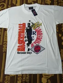 バスケットボール ヴィンテージ 白色 Tシャツ Mサイズ