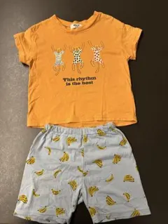 BREEZE 半袖Tシャツ バナナ柄ショートパンツ セット 90のサムネイル