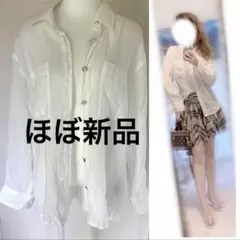 RESEXXYワイドシャツ薄手美品のサムネイル