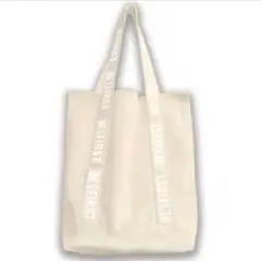 BE:FIRST ロゴトートバッグ ホワイト