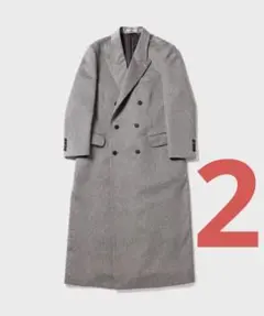 【AURALEE】 cashmere moleskin coat サイズ2のサムネイル