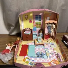リカちゃん ドールハウス まとめ売り 人形3体 家具 洋服 小物大量セット