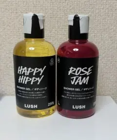 LUSH シャワージェル 250g ハッピーヒッピー ローズジャム 新品未使用のサムネイル