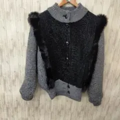 P11-19S/BIKI/ジャケット/Fサイズ/毛/100%