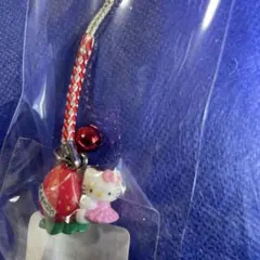 激レア⭐︎ご当地キティ　福岡限定　あまおうバージョン　博多あまおう　根付け