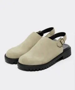 GU×UNDERCOVER クロッグサンダル　ベージュ　タグ付き