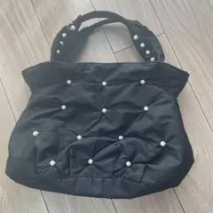 エムズグレイシー　黒パールバッグのサムネイル