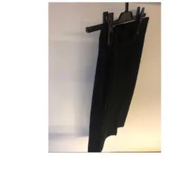 【美品】リブ タイトスカート 黒　ロング丈　IF ANY MORE