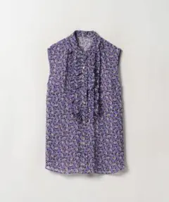 プリントブラウス