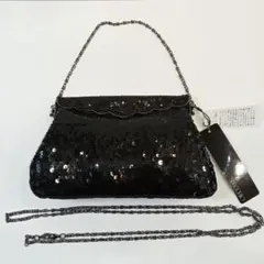 新品未使用　スペッチオ　スパンコール ビーズ製品　3way バッグ