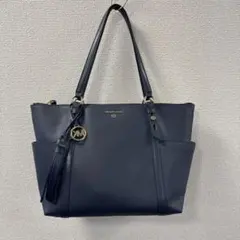 【美品！】MICHAEL KORS ネイビー トートバッグ