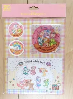新品未使用　ダッフィー フィルド　ウィズ　ジョイ　ポストカード　シール付き