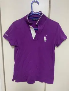 Polo Golf テーラードフィット ポロシャツ S パープル