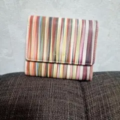 Paul Smith。三つ折り財布 マルチカラー