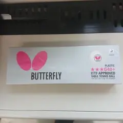 BUTTERFLY G40+ 3つ星プラスチック卓球ボール 12個入り