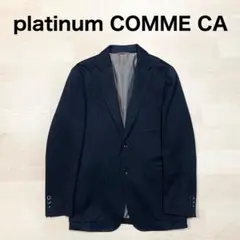 platinum COMME CA テーラードジャケット ストレッチ 黒