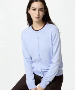 ユニクロ　UNIQLO UV カットクルーネックカーディガン